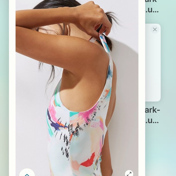 Anthropologie NWOT Painterly One-Piece Swimsuit Size S. - Picture 5 of 10